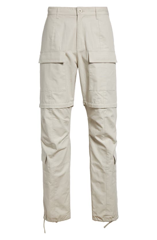 Shop John Elliott Convertible Cotton Ripstop Cargo Pants In Tan