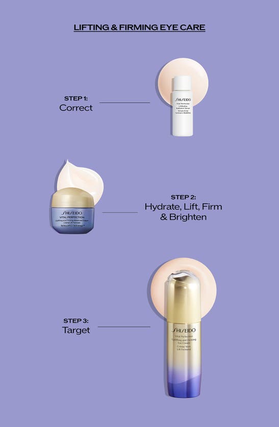 Shop Shiseido Lifting & Firming Eye Care Set (limited Edition) $152 Value