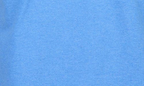 Tailorbyrd Micro Tipped Piqué Polo In Blue Heather