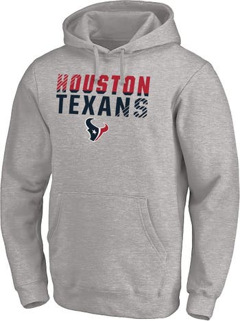 FANATICS | Pullover Out Texans Nordstrom Hoodie Fanatics Branded Gray Houston Heather Fade Fitted Men\'s