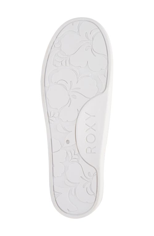 Roxy Bayshore Plus Sneaker In White/print