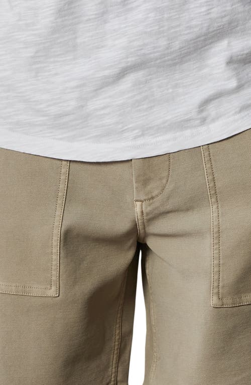 The Normal Brand Comfort Terry Utility Shorts In Sand Dune