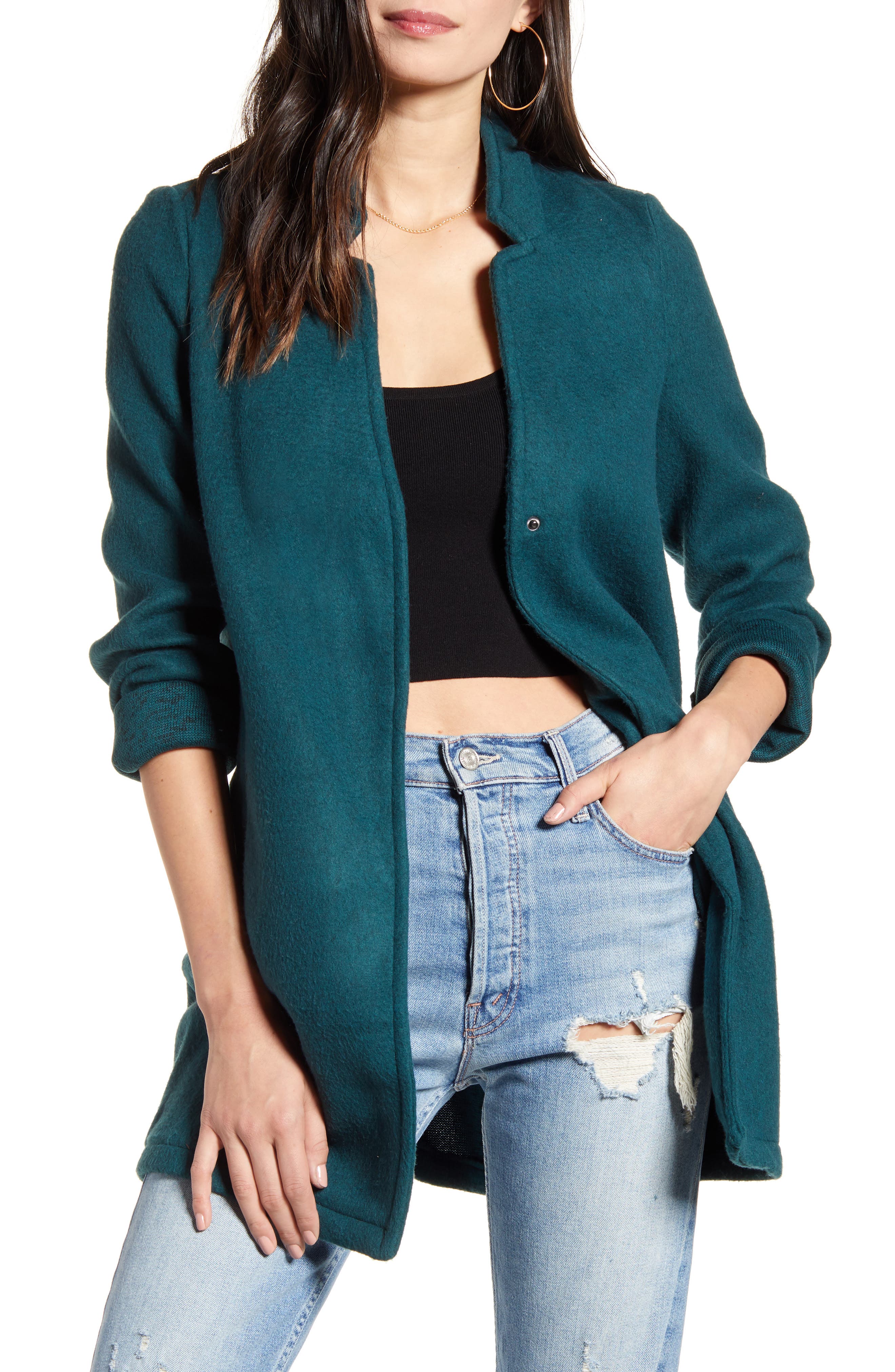 vero moda katrine brushed jacket