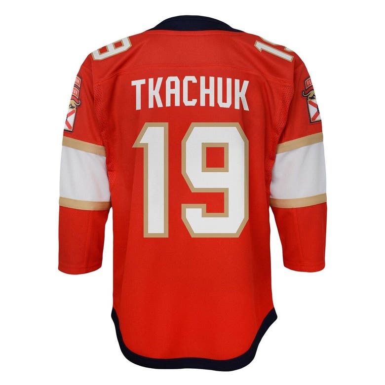 OUTERSTUFF YOUTH MATTHEW TKACHUK RED FLORIDA PANTHERS HOME REPLICA PLAYER JERSEY