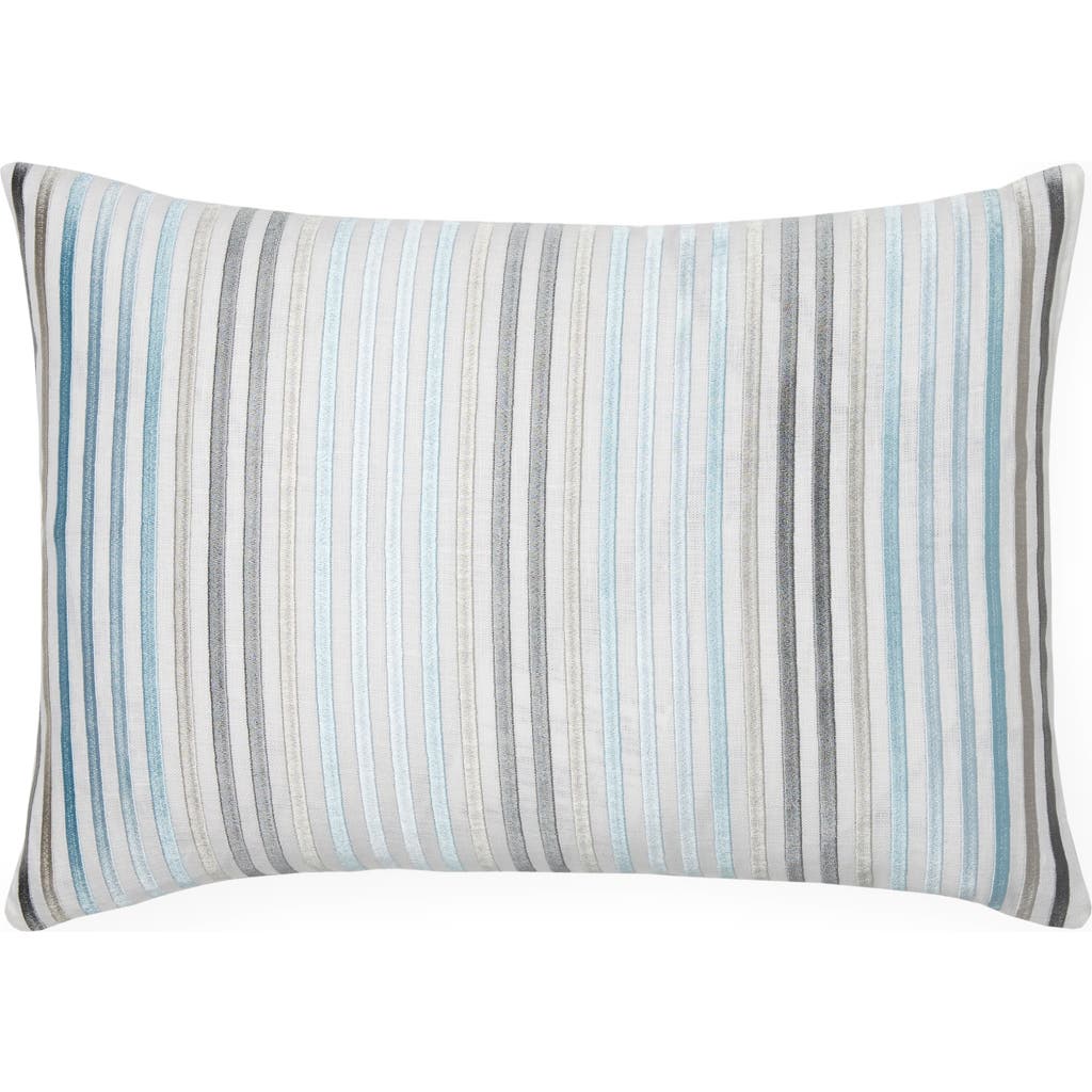 Sferra Lineare Accent Pillow In Blue