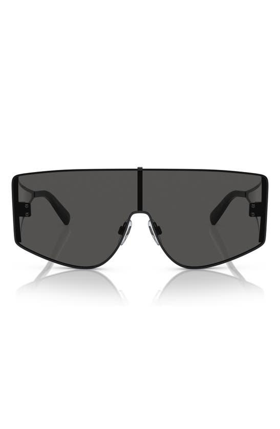 Shop Dolce & Gabbana Shield Sunglasses In Black