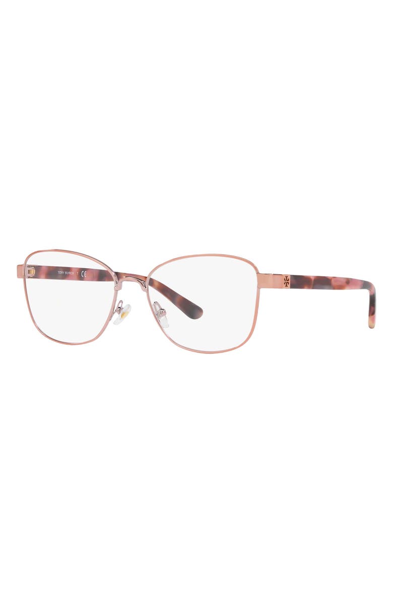 Tory Burch 51mm Butterfly Optical Glasses, Alternate, color, 