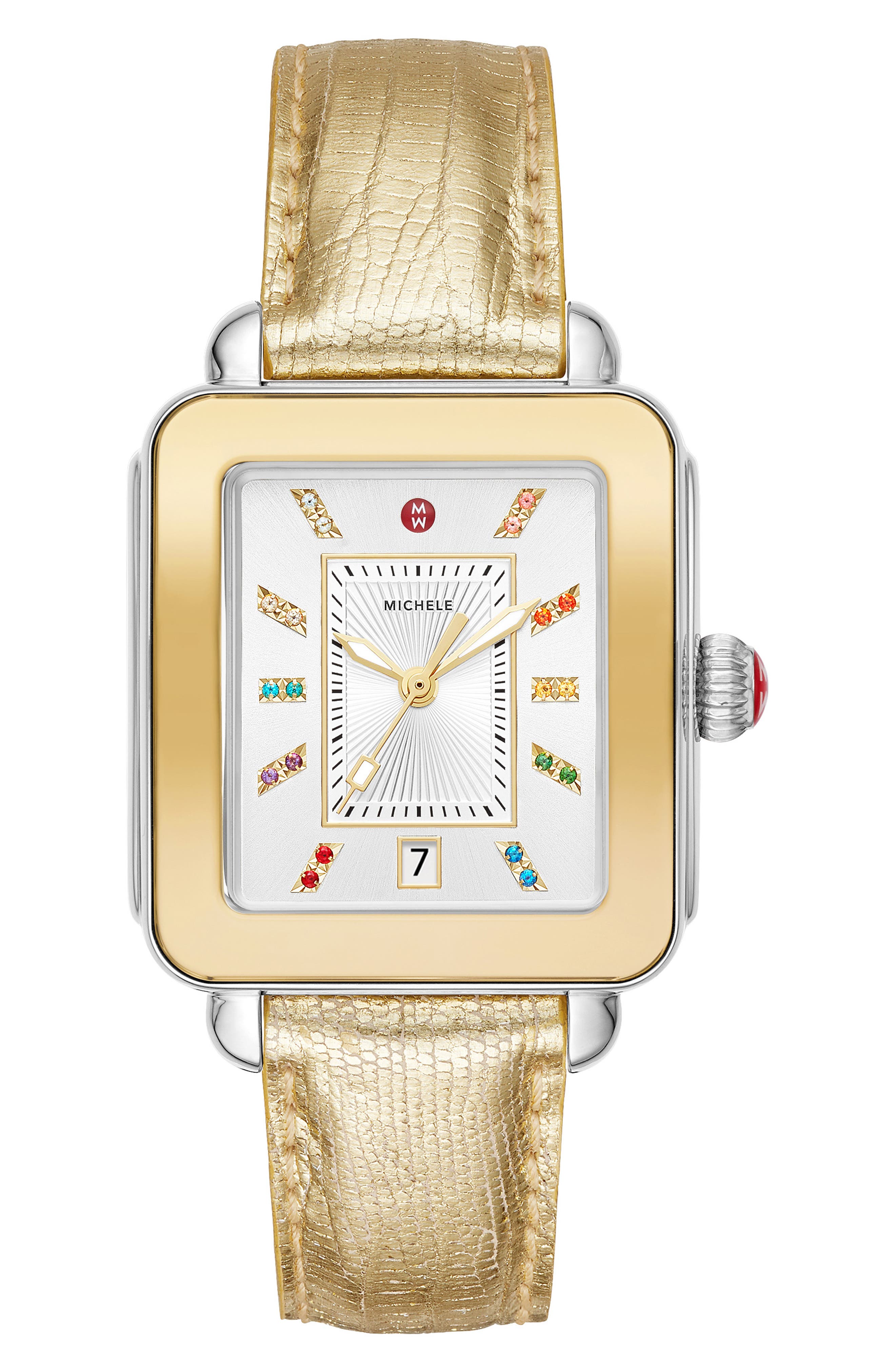michele deco sport watch white