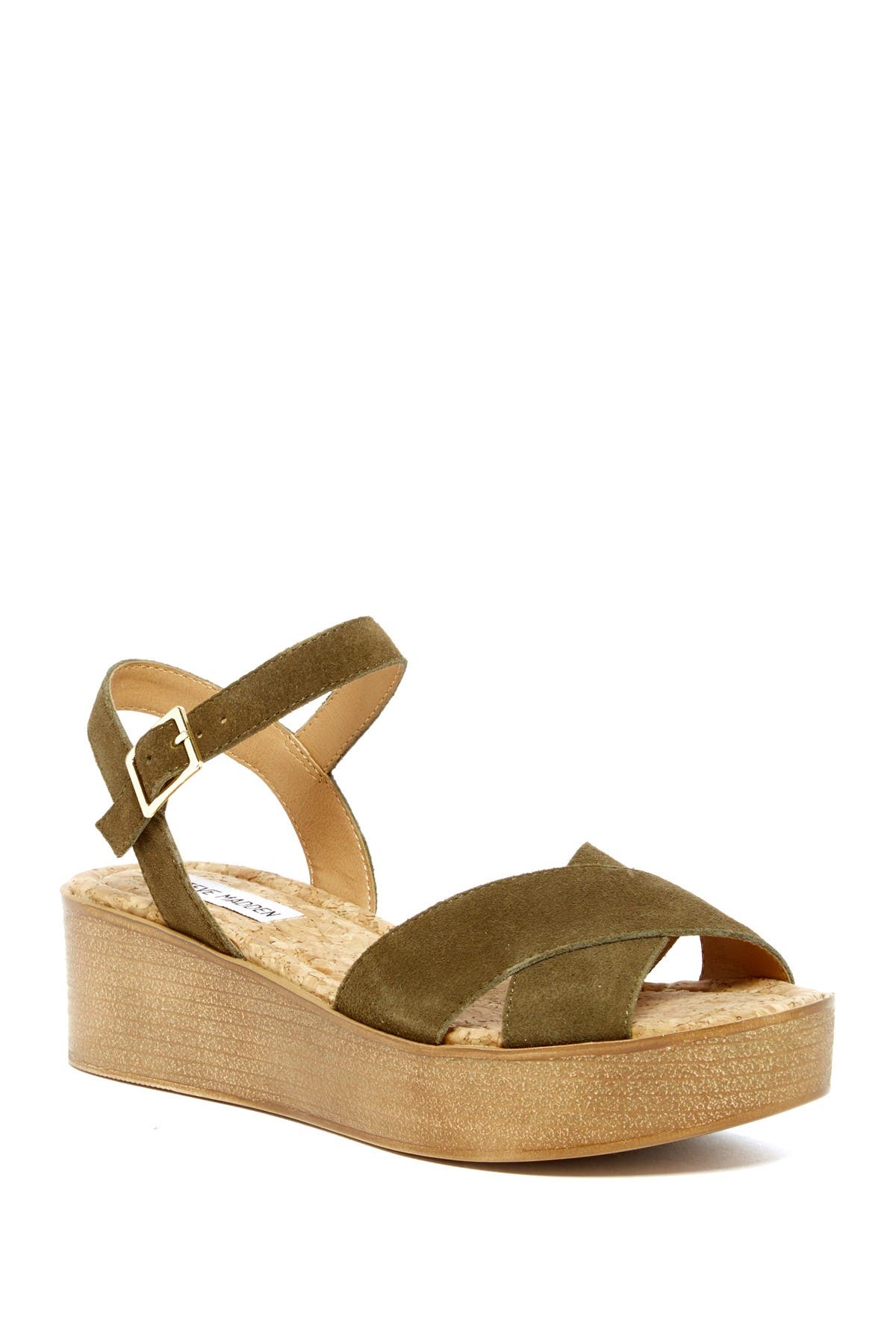 steve madden two strap platform sandals