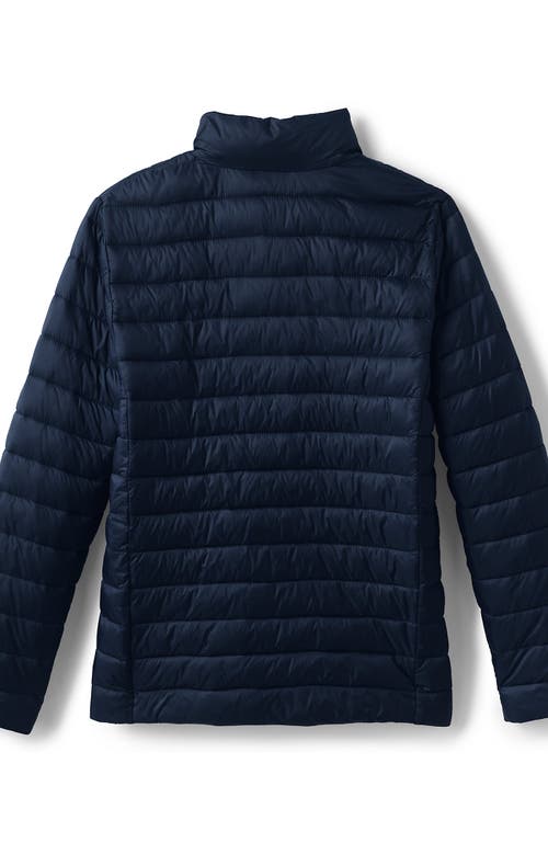 Lands' End School Uniform Kids Thermoplume Jacket In Classic Navy