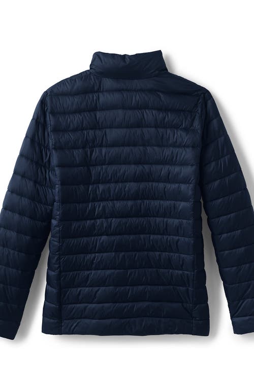 Shop Lands' End School Uniform Kids Thermoplume Jacket In Classic Navy