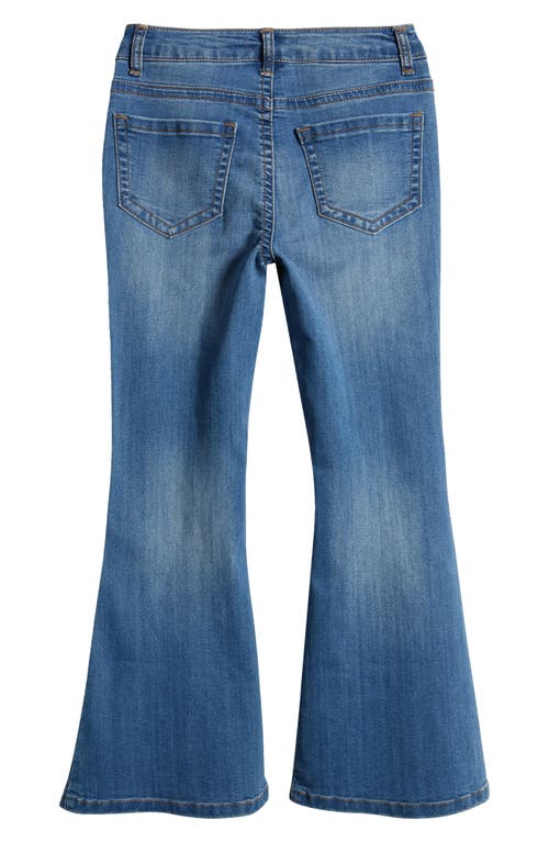 Shop Truce Kids' Studded Flare Jeans In Denim