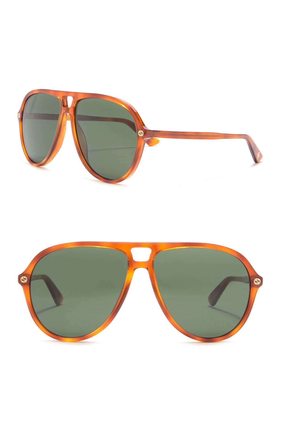 gucci 59mm aviator sunglasses