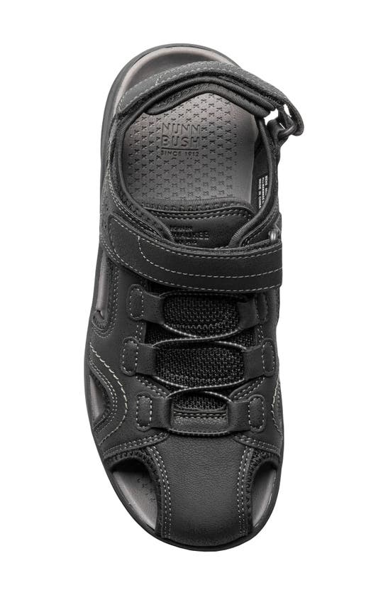 Shop Nunn Bush Huck Sport Sandal In Black