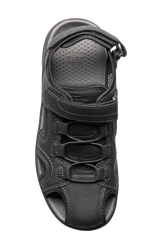 Nunn Bush Huck Sport Sandal In Black