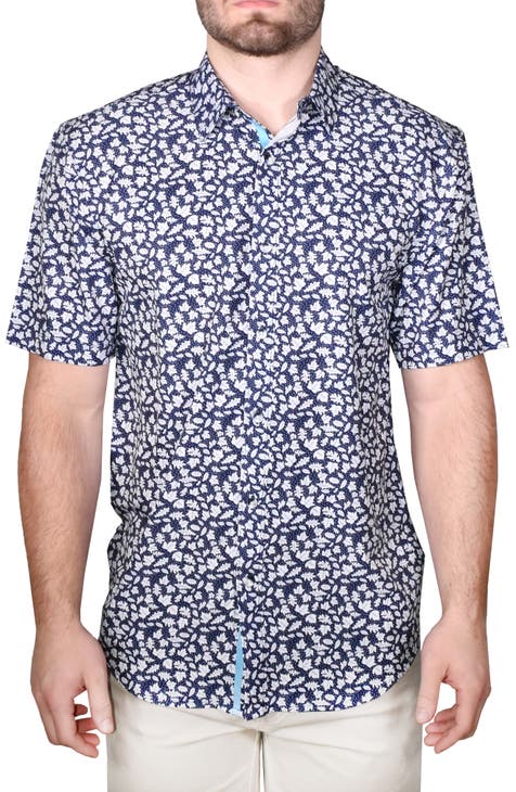 Floral Print Short Sleeve Shirt