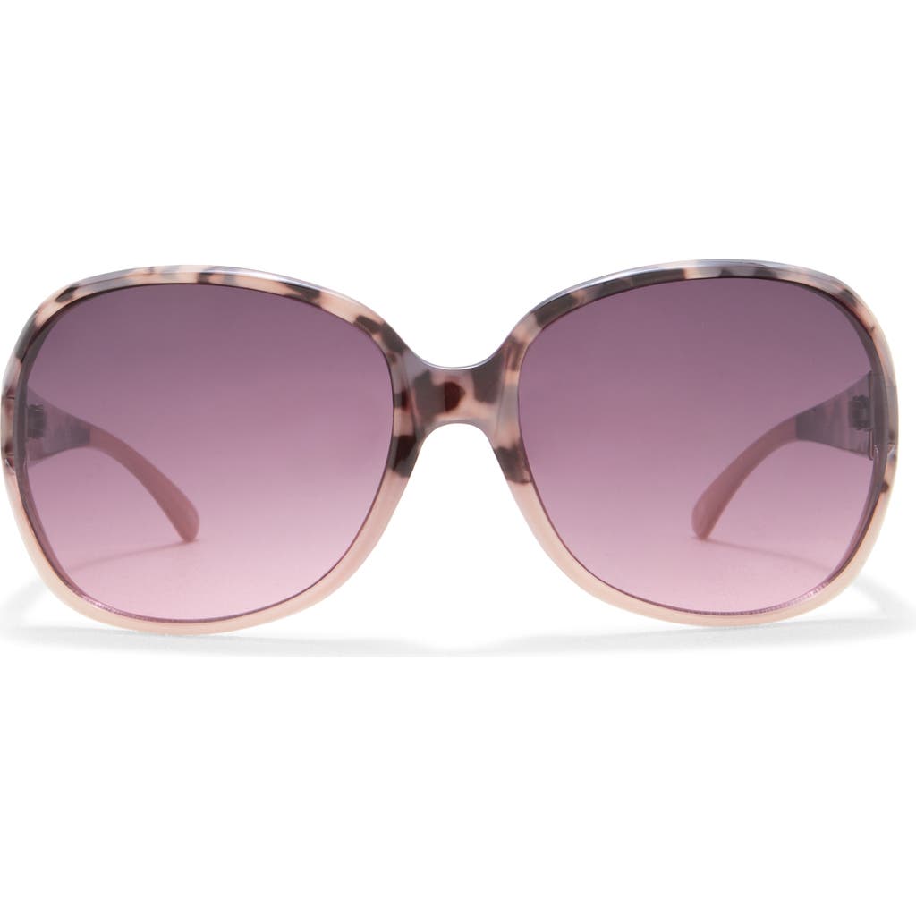 Vince Camuto Oval Vent Sunglasses In Brown