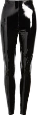 Commando Faux Patent Leather Leggings in Black S