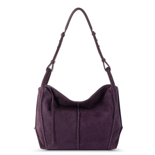 Shop The Sak Los Feliz Hobo In Aubergine Suede