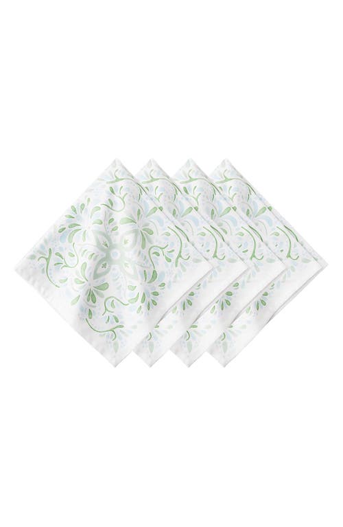 Juliska Iberian Napkins, Set Of 4 In Sage