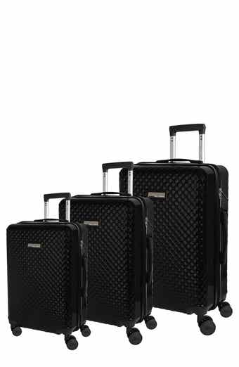 Vince camuto suitcase black top and gold