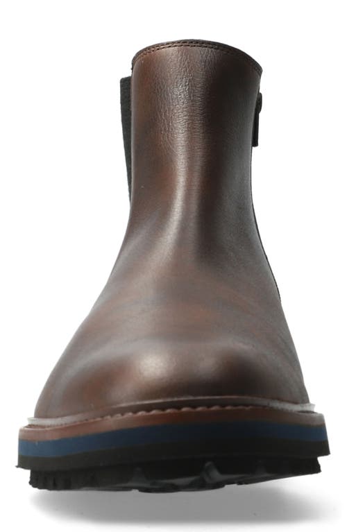 Mephisto Benson Zip Boot In Dark Brown
