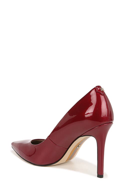 Shop Sam Edelman Hazel Pointed Toe Pump In Holly Red