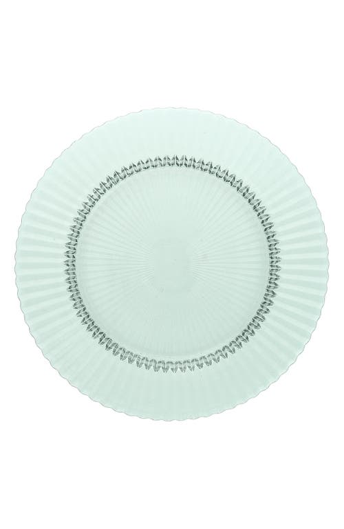 Fortessa Archie Set Of 4 Green Dinner Plates In White