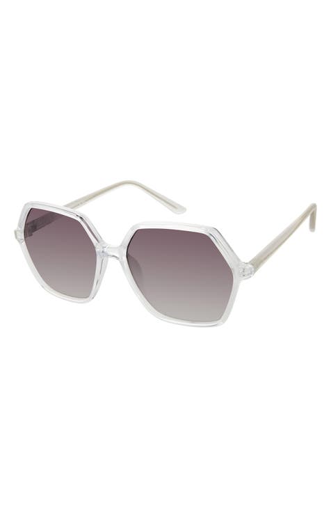 56mm Geometric Sunglasses