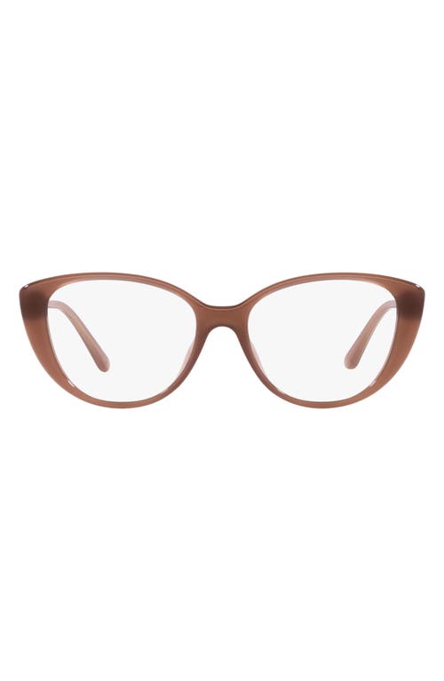 Michael Kors Amagansett 53mm Cat Eye Optical Glasses in Pink at Nordstrom