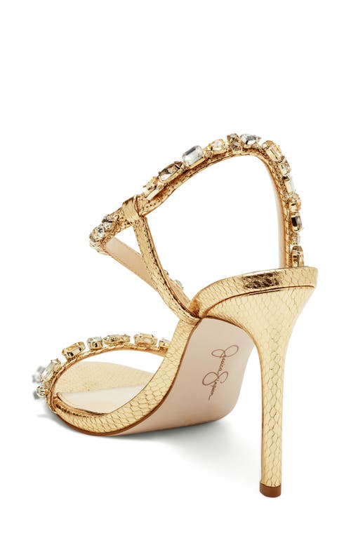 Shop Jessica Simpson Jaycin Sandal In Gold/clear