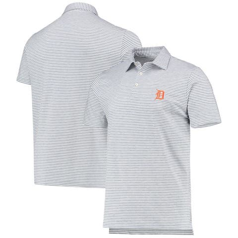 Cleveland Browns Vineyard Vines Winstead Striped Polo - Gray/White