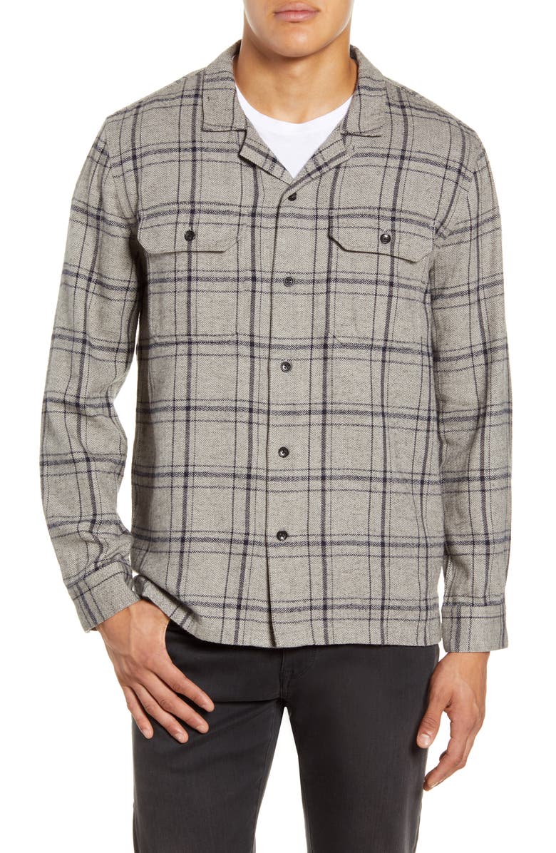BLDWN Guetes Regular Fit Plaid Button-Up Flannel Overshirt | Nordstrom