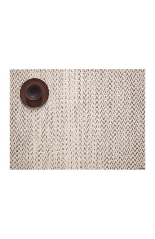 Chilewich Quill Chevron Placemat in Sand