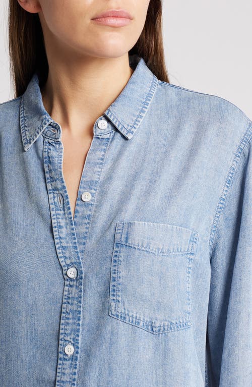 Shop Rails Ingrid Chambray Shirt In Med Vintage Cloud Wash