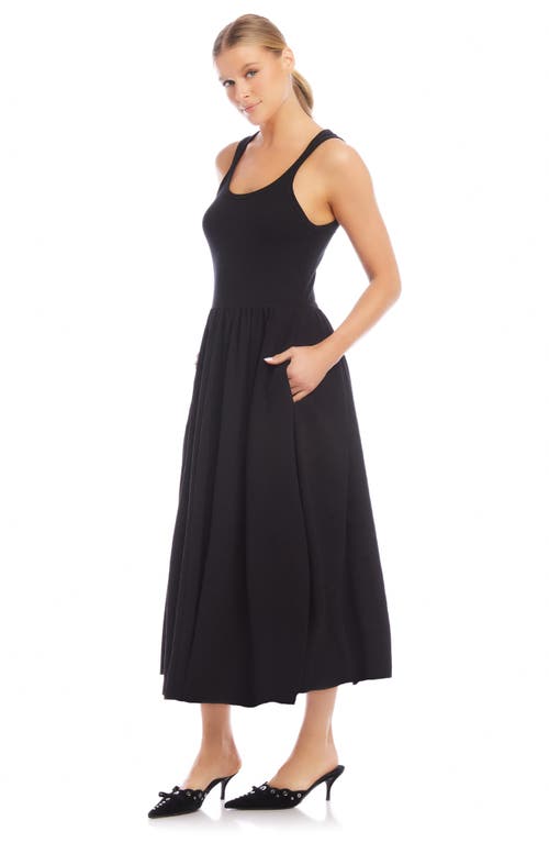 Shop Fifteen Twenty Billy Tank Dress In Black