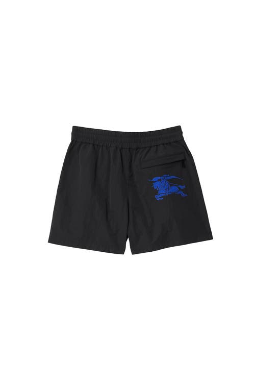 Shop Burberry Nylon Shorts In Black