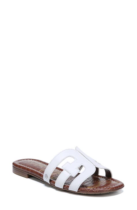 Google Slides Slide Sandals (All White)