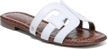 Sam edelman bay 2024 slide sandal white