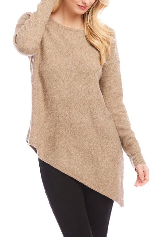 Shop Karen Kane Asymmetric Sweater In Earth