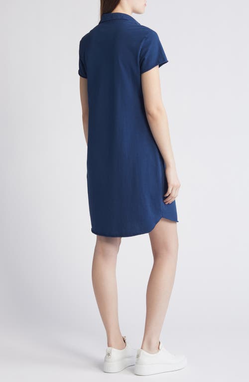 Shop Frank & Eileen Lauren Polo Dress In Deep Sea