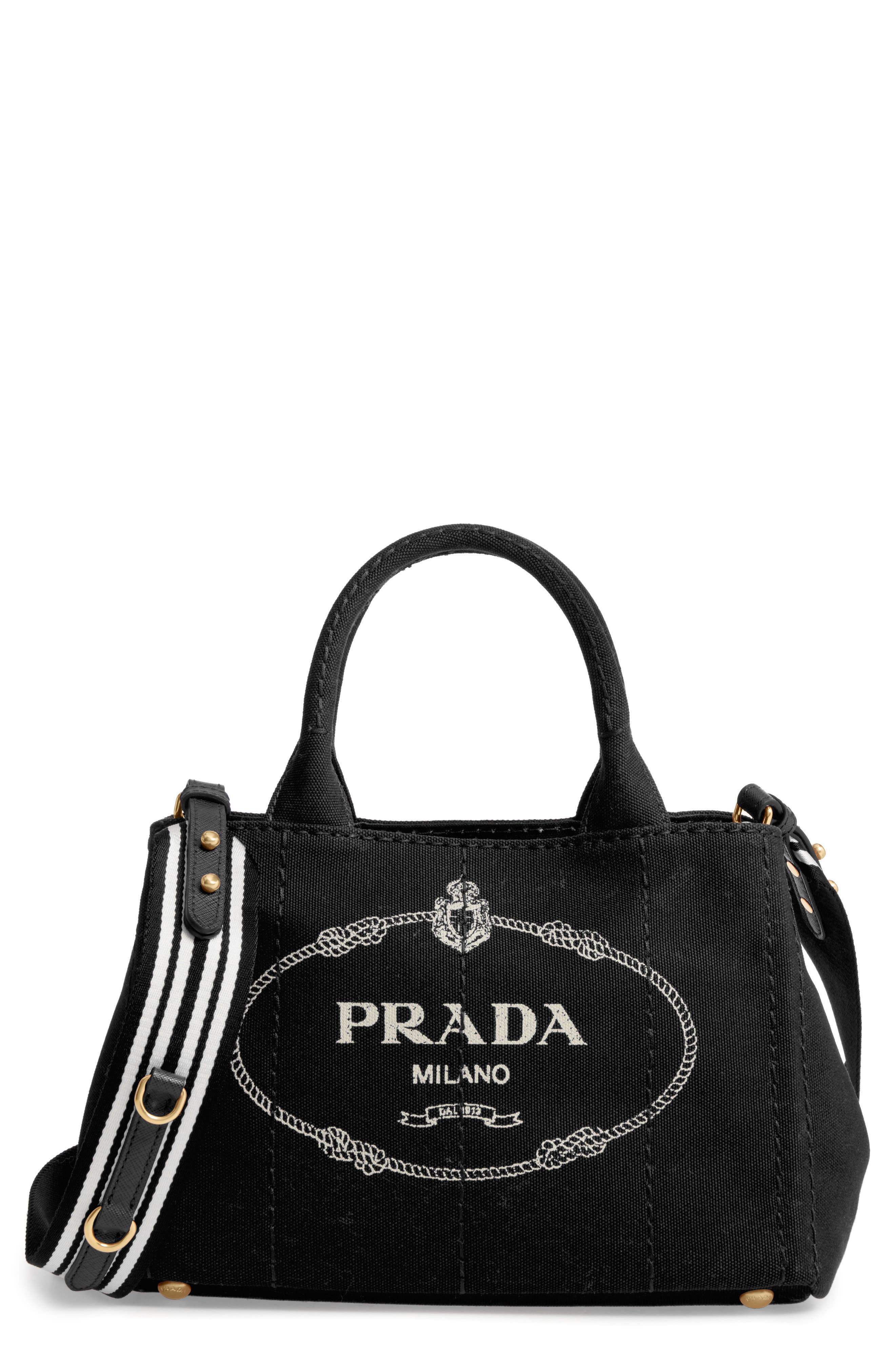 Prada Canapa Logo Garde Canvas Tote Nordstrom
