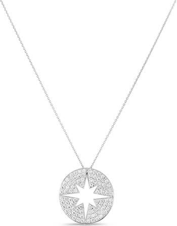 Roberto Coin Diamond Starburst Pendant Necklace Nordstrom
