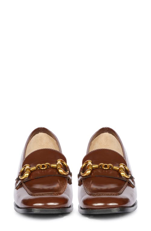 Saint G Cosmos Bit Loafer Pump In Chocolate