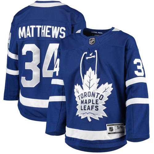 Outerstuff Youth Auston Matthews Blue Toronto Maple Leafs Home Premier Player Jersey