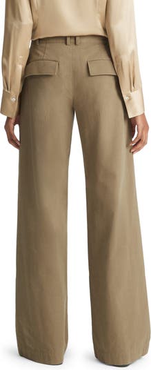 Vince Cotton Wide Leg Pants