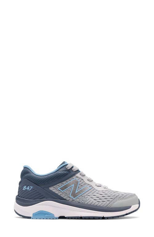 New Balance 847v4 Walking Sneaker in Grey/Blue at Nordstrom, Size 9