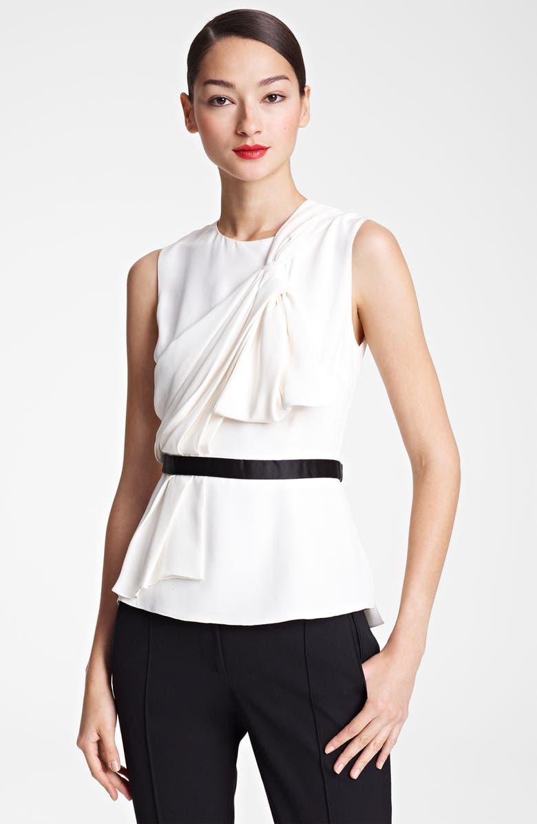 Jason Wu Draped Silk Blouse | Nordstrom