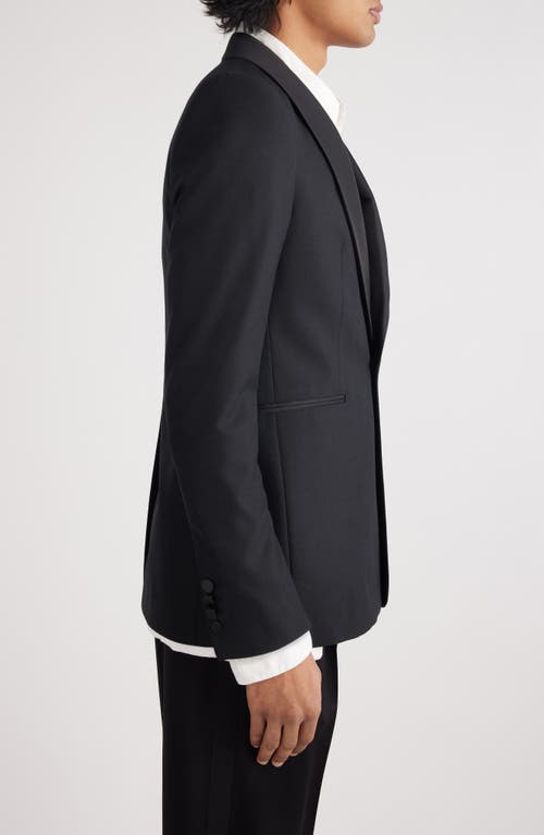 Shop Dries Van Noten Baylors Wool & Silk Dinner Jacket In Black 900