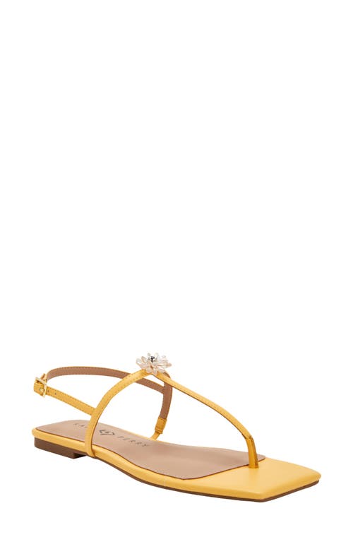 The Camie T-Strap Slingback Sandal in Pineapple